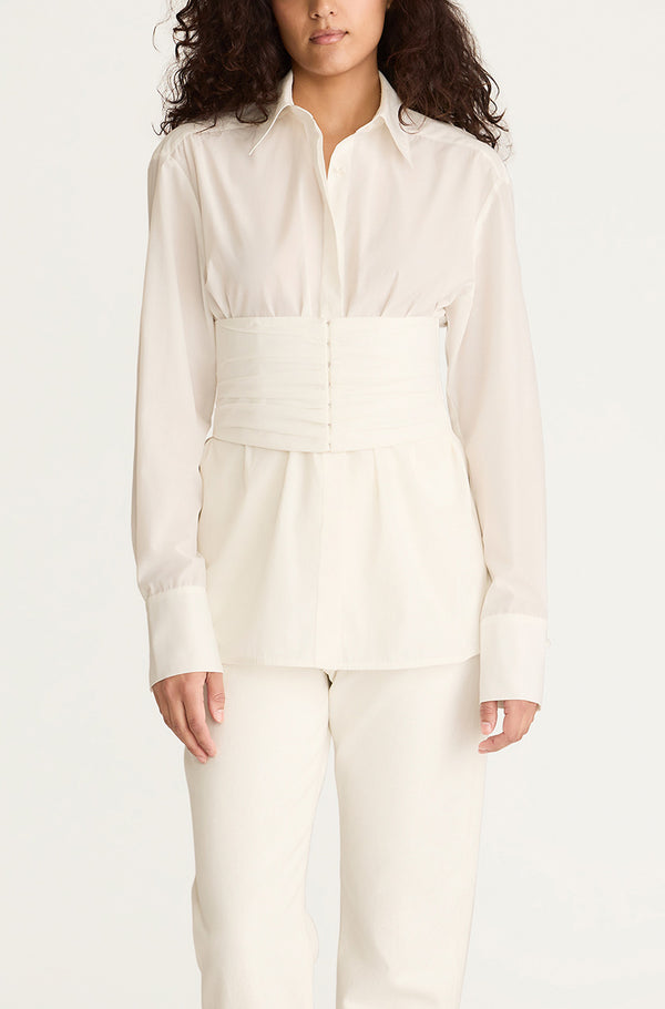 Rebecca Taylor Corseted Button Down