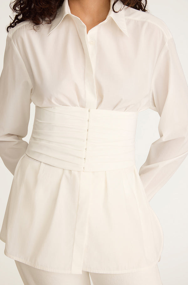 rebecca taylor Corseted Button Down
