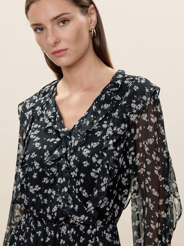 Rebecca Taylor Ditsy Floral Dress