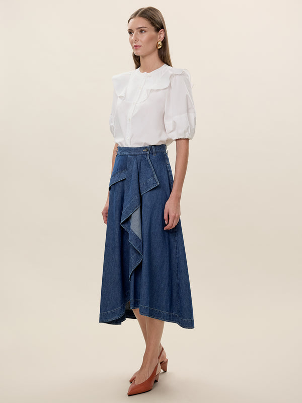 Rebecca Taylor Edith Denim Skirt