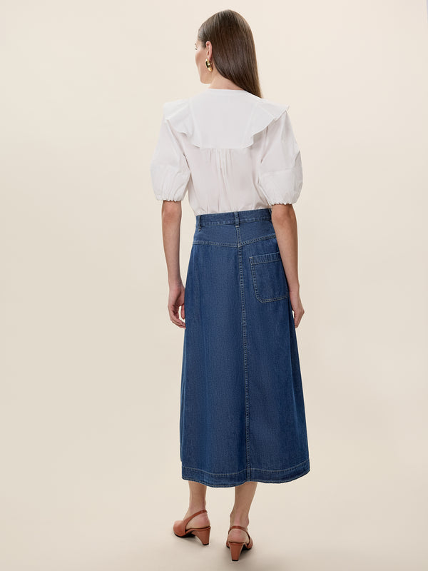 Rebecca Taylor Edith Denim Skirt