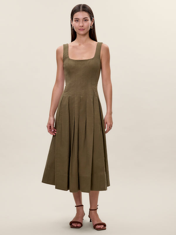 rebecca taylor Edith Garment Dyed Dress