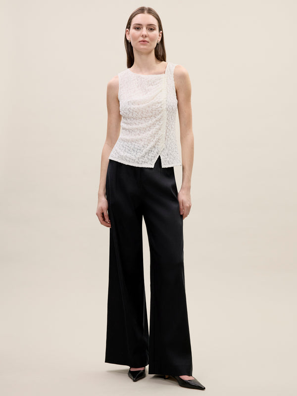 Rebecca Taylor Fiona Stretch Lace Top