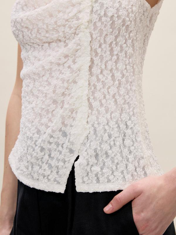 Rebecca Taylor Fiona Stretch Lace Top