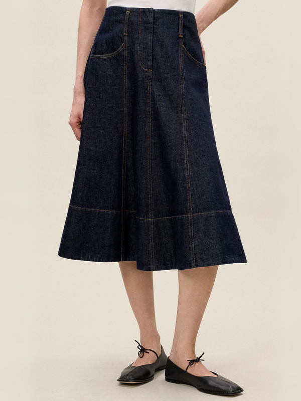 Rebecca Taylor Gabrielle Denim Skirt