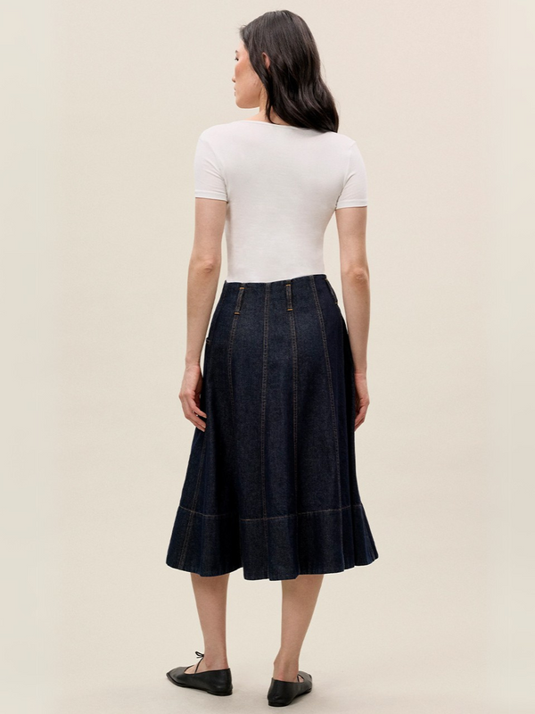 Rebecca Taylor Gabrielle Denim Skirt