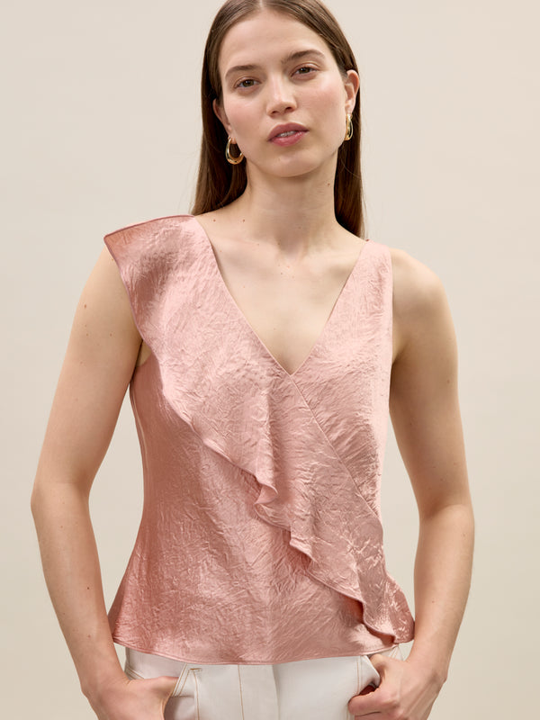 rebecca taylor Hollis Satin Tank