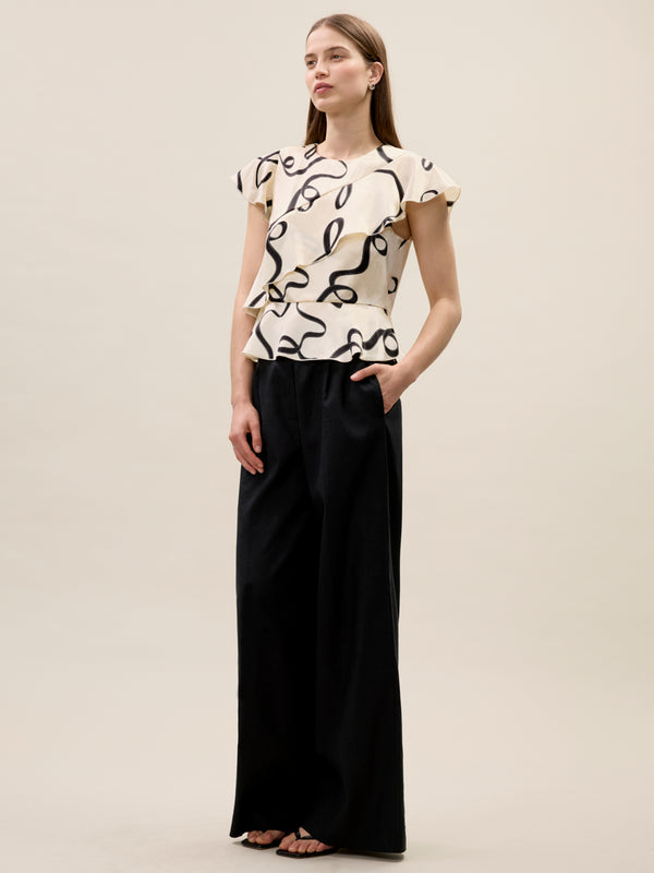 Rebecca Taylor Hollis Satin Top