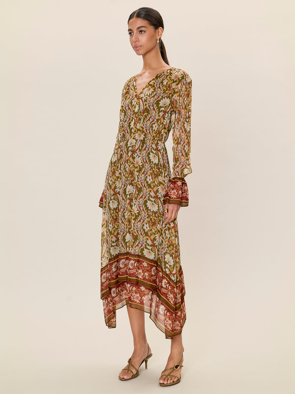 Rebecca Taylor Isha Long Sleeve Dress