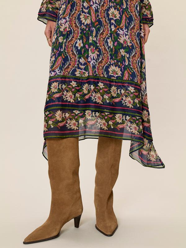 Rebecca Taylor Isha Long Sleeve Dress