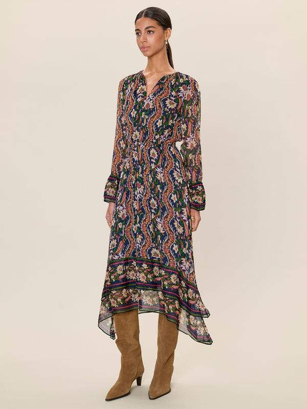 Rebecca Taylor Isha Long Sleeve Dress
