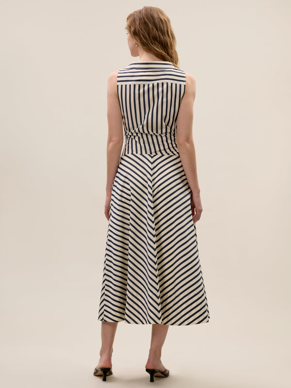 Rebecca Taylor Isla Stripe Poplin Dress