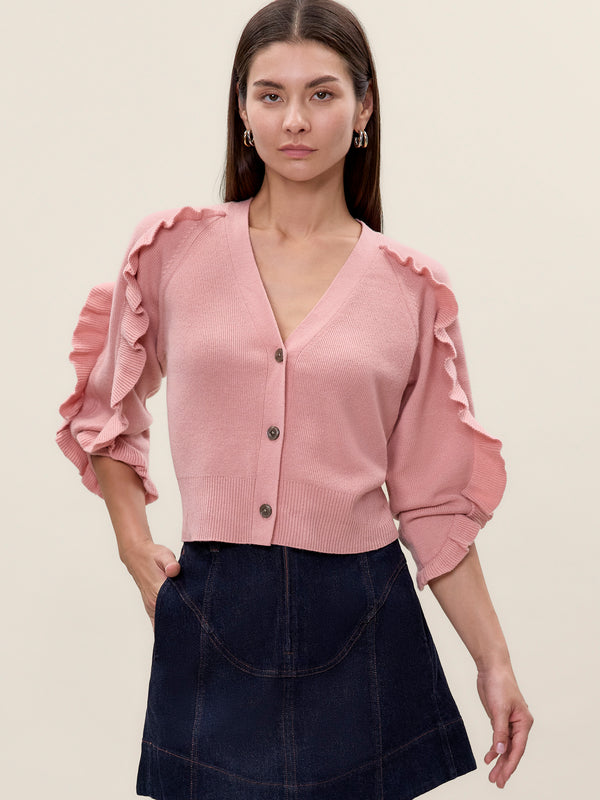 rebecca taylor Kaia Knit Cardigan