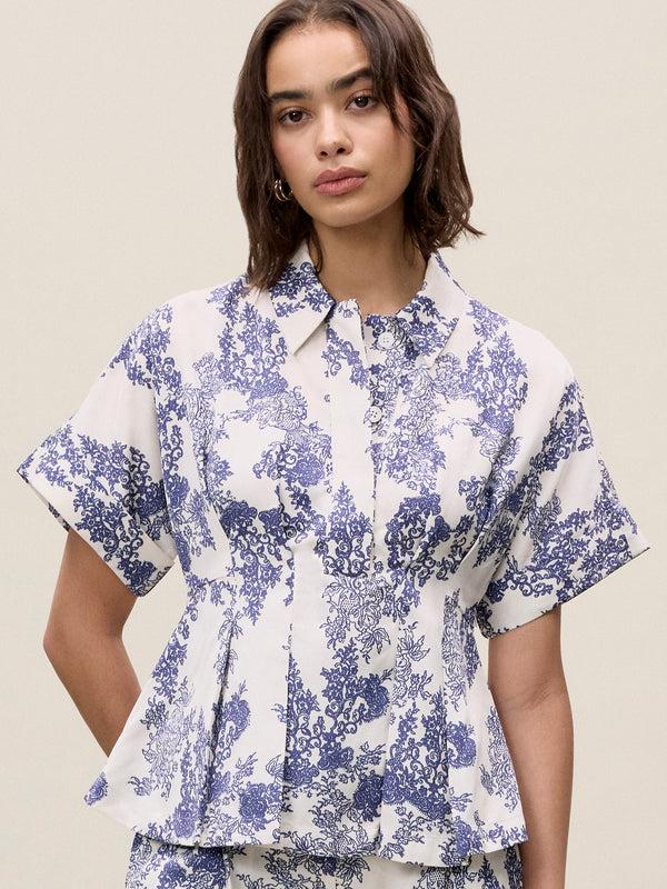 rebecca taylor Lena Shine Blouse