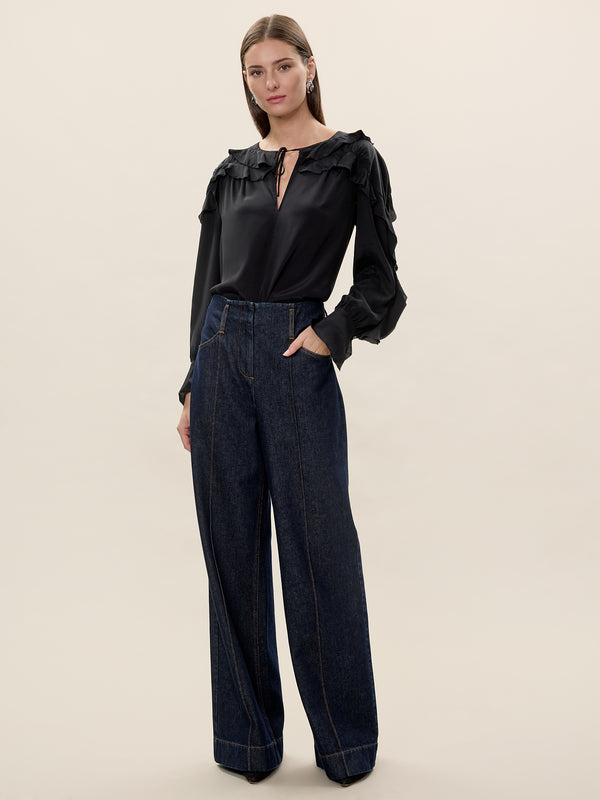 Rebecca Taylor Lillith Ruffle Blouse