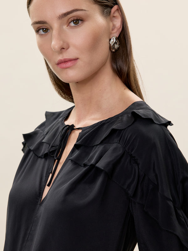 Rebecca Taylor Lillith Ruffle Blouse