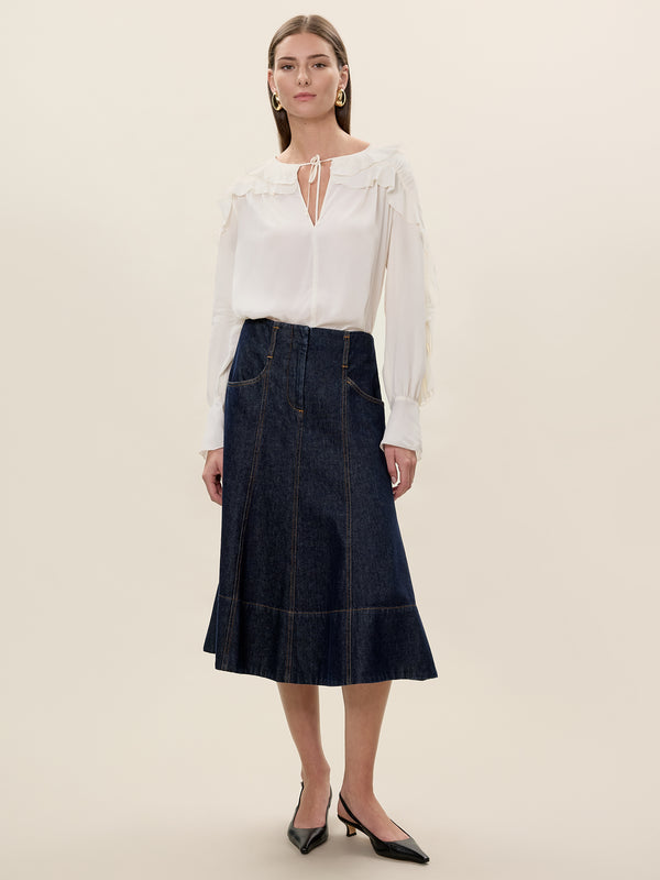 Rebecca Taylor Lillith Ruffle Blouse