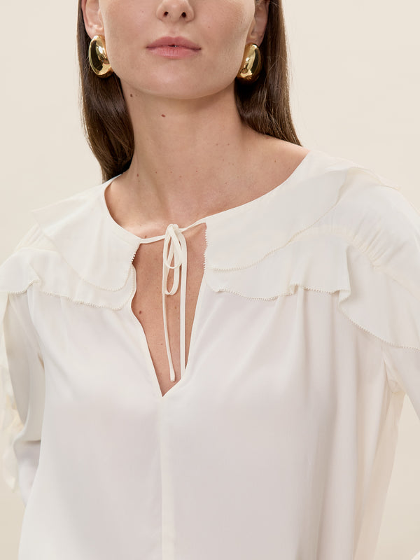 Rebecca Taylor Lillith Ruffle Blouse