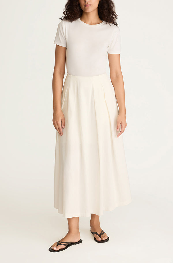 Rebecca Taylor Linen Cotton Ottoman Skirt