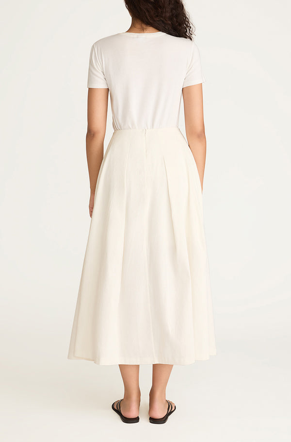 Rebecca Taylor Linen Cotton Ottoman Skirt