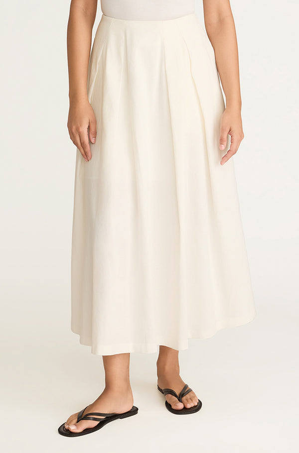 rebecca taylor Linen Cotton Ottoman Skirt
