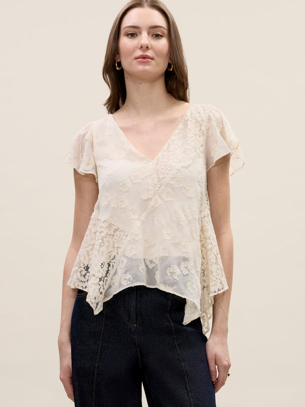 rebecca taylor Marielle Lace Blouse
