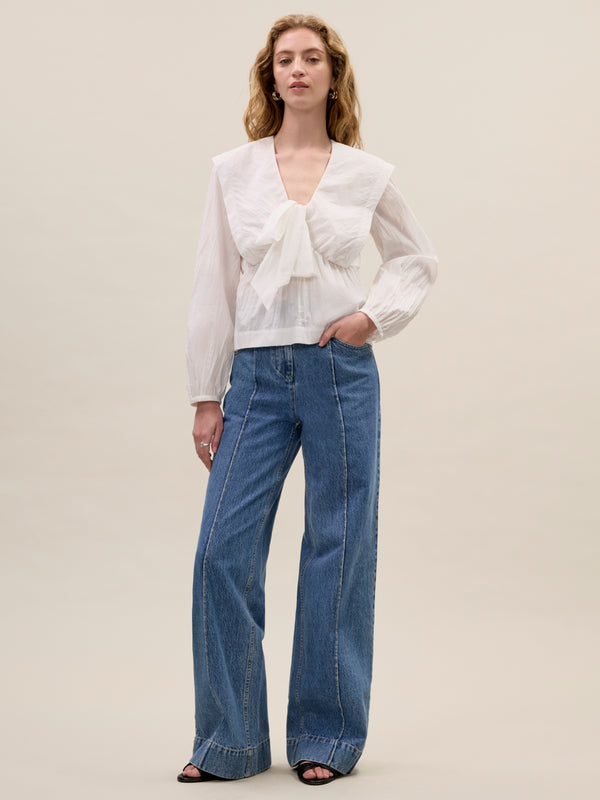 Rebecca Taylor Marietta Cape Blouse