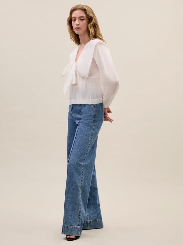 Rebecca Taylor Marietta Cape Blouse