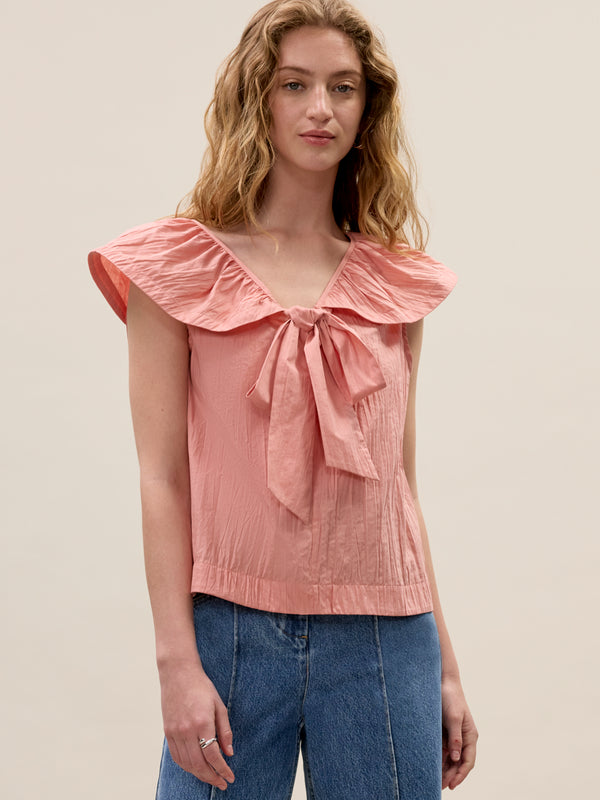 rebecca taylor Marietta Crinkle Top