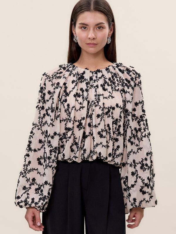 rebecca taylor Marisol Bubble Top