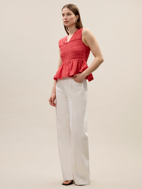 Rebecca Taylor Merrick Silk Cotton Top