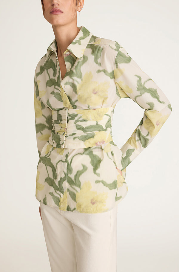rebecca taylor Nouveau Fleur Bustier Button Down
