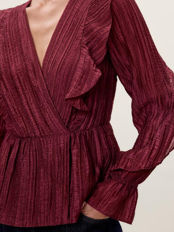 Rebecca Taylor Olivia Ruffle Blouse