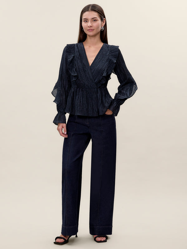 Rebecca Taylor Olivia Ruffle Blouse