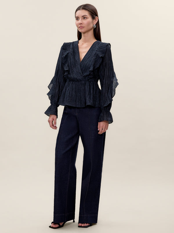 Rebecca Taylor Olivia Ruffle Blouse