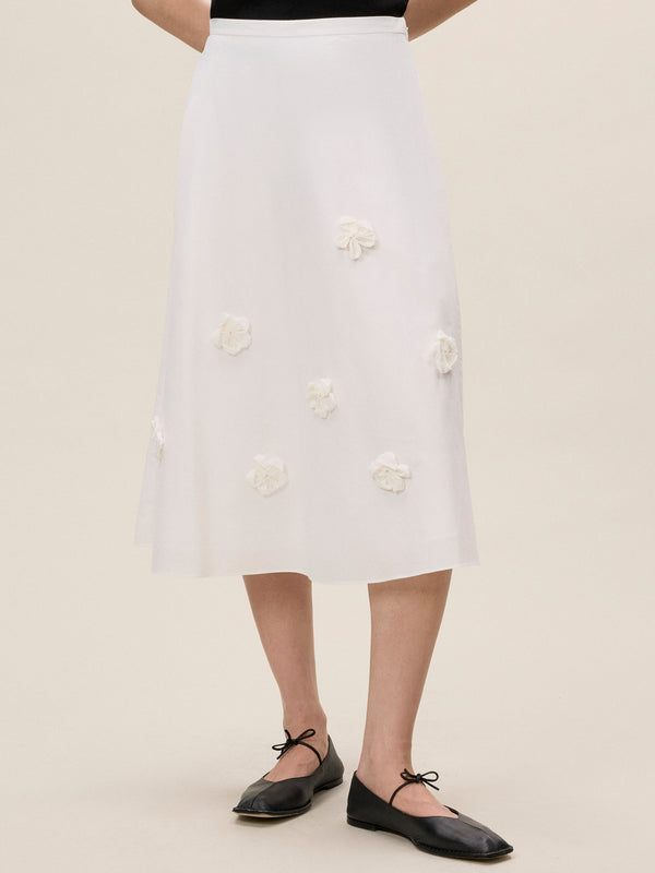 Rebecca Taylor Priya Poplin Skirt