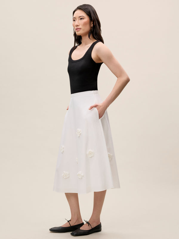 Rebecca Taylor Priya Poplin Skirt