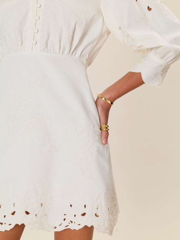 Rebecca Taylor Rachelle Button Front Dress