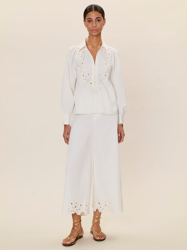 Rebecca Taylor Rachelle Pop Over Blouse