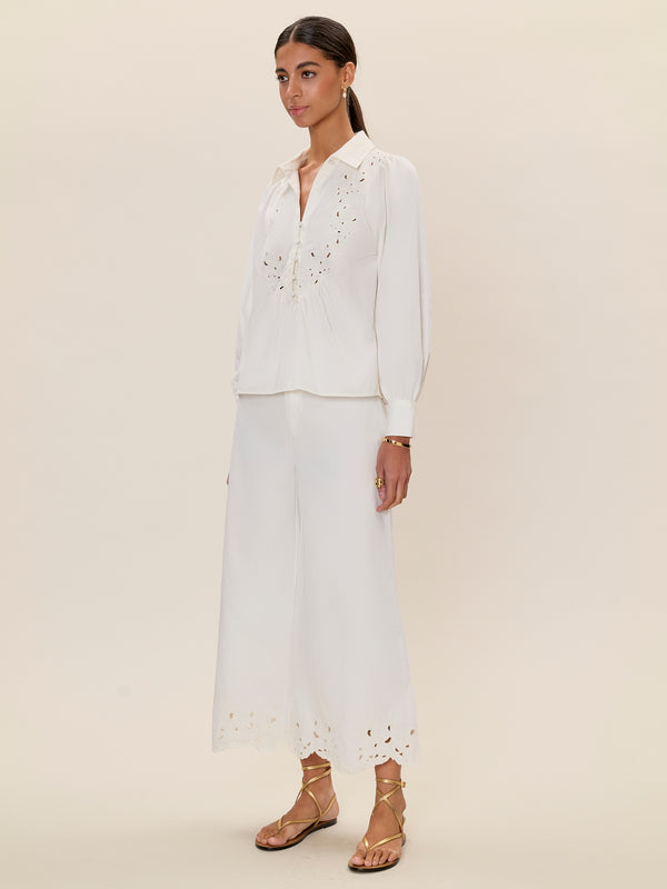 Rebecca Taylor Rachelle Pop Over Blouse