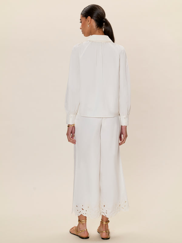 Rebecca Taylor Rachelle Pop Over Blouse