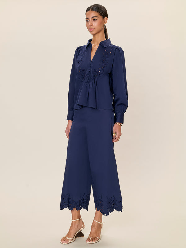 Rebecca Taylor Rachelle Pop Over Blouse