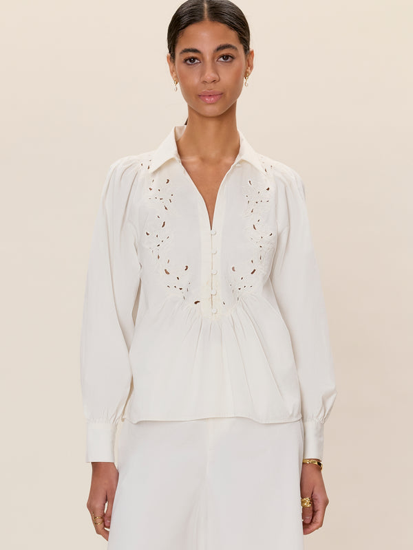 rebecca taylor Rachelle Pop Over Blouse