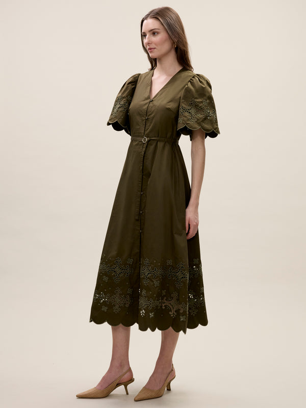 Rebecca Taylor Raquel Twill Dress