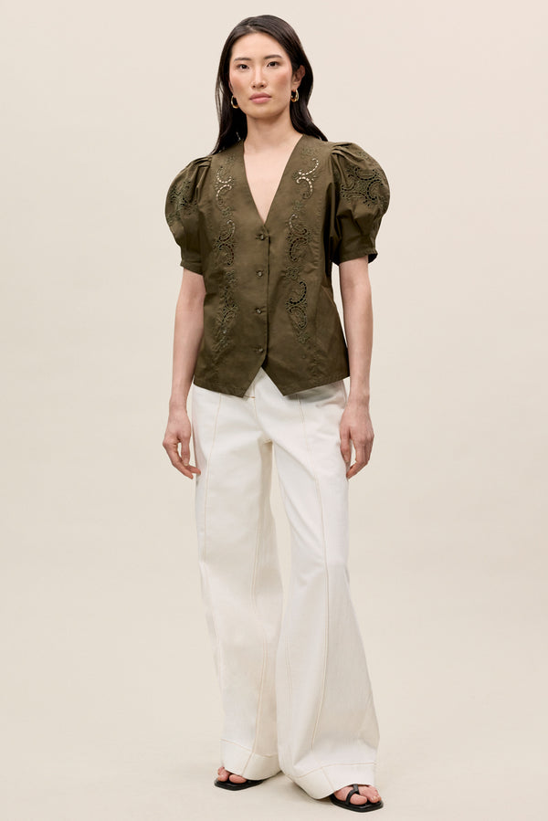 Rebecca Taylor Raquel Twill Shirt