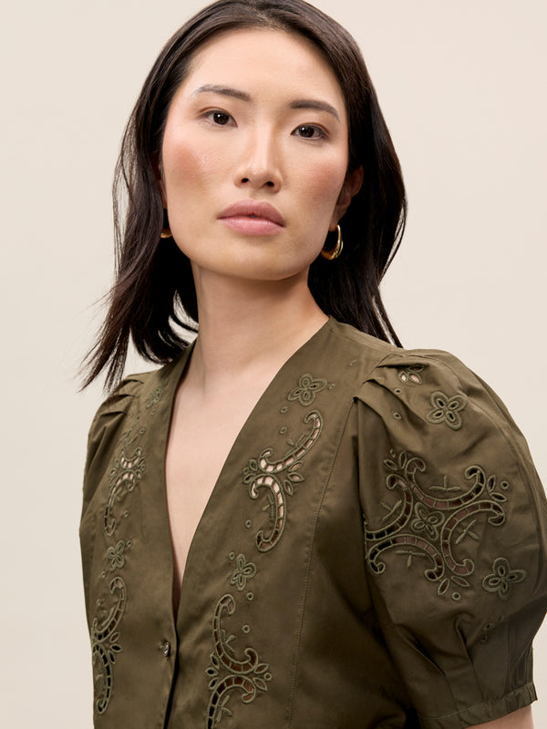 Rebecca Taylor Raquel Twill Shirt