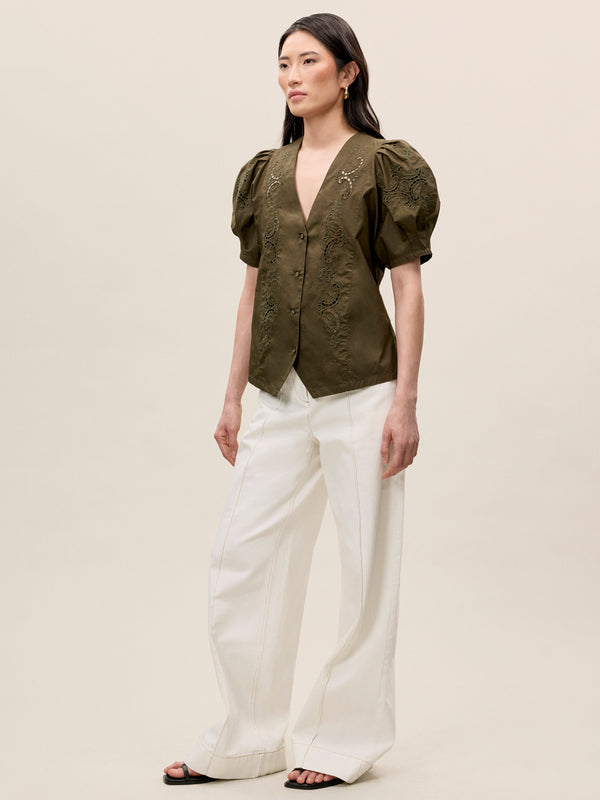 Rebecca Taylor Raquel Twill Shirt