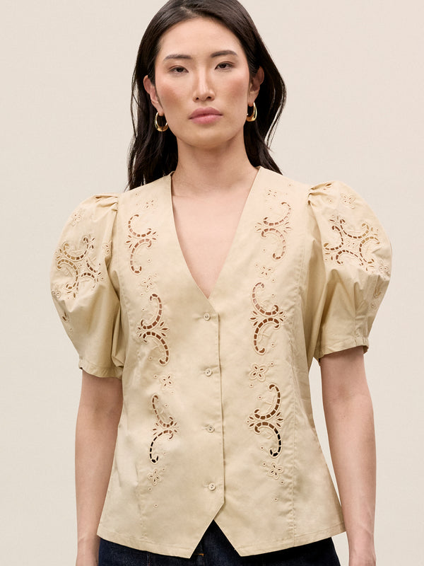 rebecca taylor Raquel Twill Shirt
