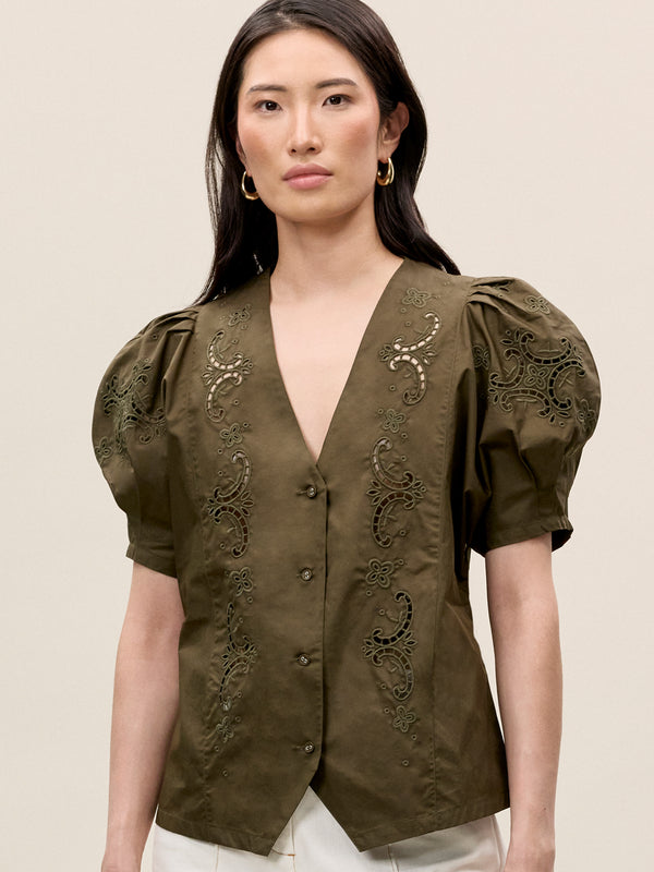 rebecca taylor Raquel Twill Shirt