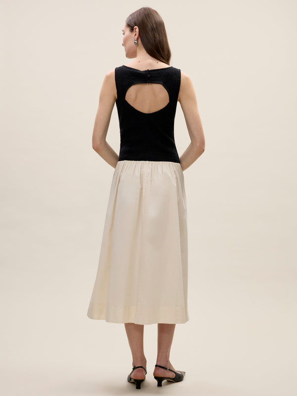 Rebecca Taylor Reese Mixed Media Dress